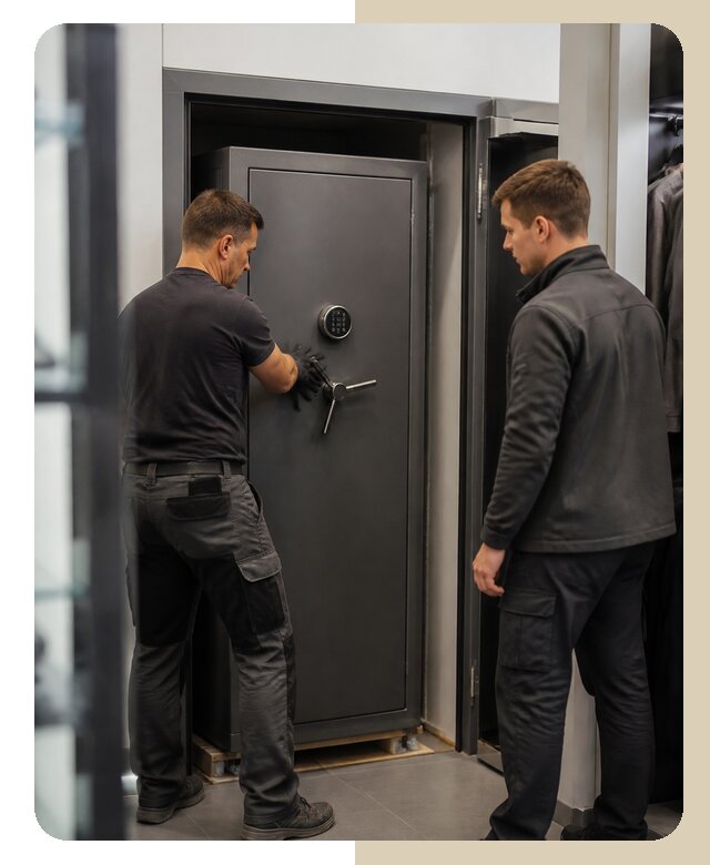 Установка сейфа в магазине в Орске по цене от 6721 р. | ДвериЛегко-Рск